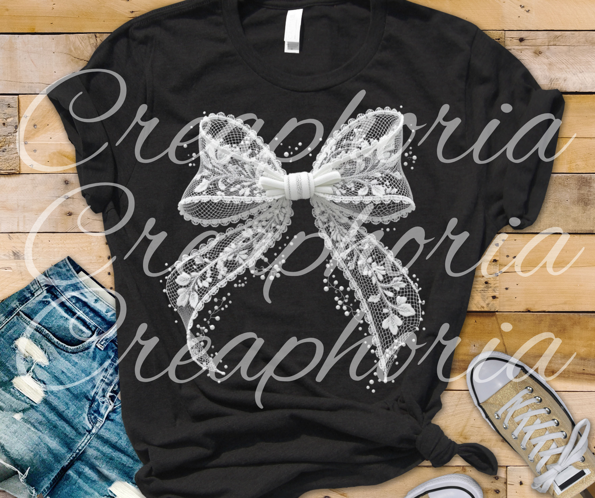 Lace Bow - B6