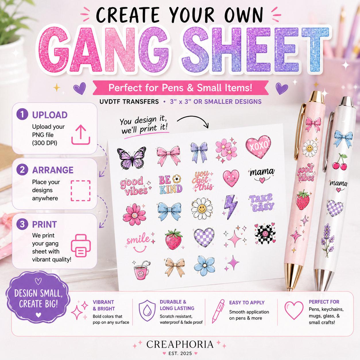 Pen Wrap Gang Sheet
