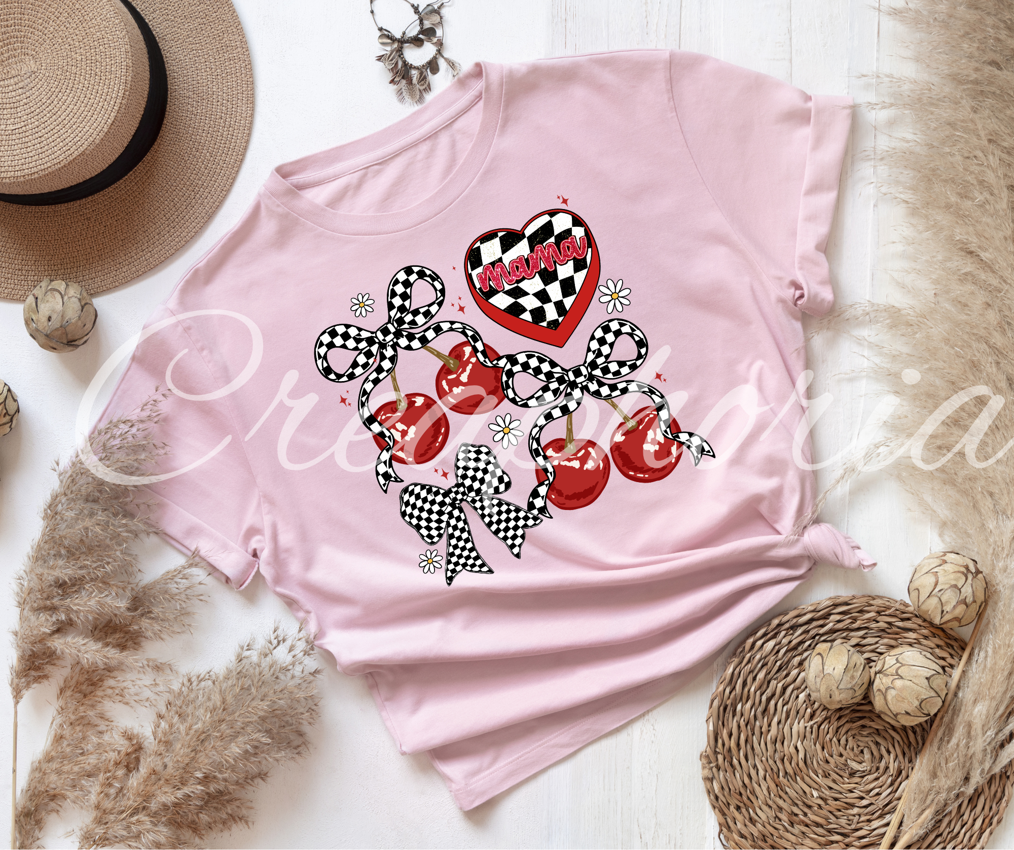 Mama Cherry Bow -B2
